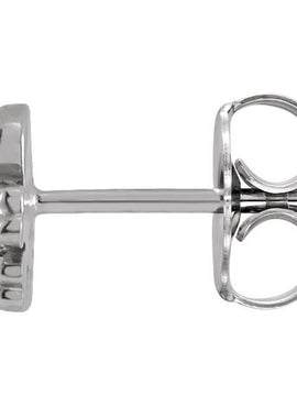 14K Yellow Gold Petite Skull & Crossbones Earrings