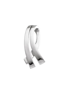 14K Yellow Gold Freeform Slide Pendant