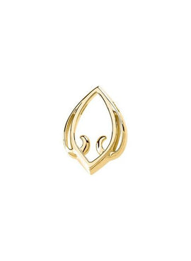 18K Yellow Gold Pendant Enhancer