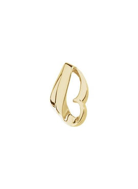 18K Yellow Gold Freeform Slide Pendant