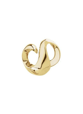 14K Yellow Gold Freeform Slide Pendant