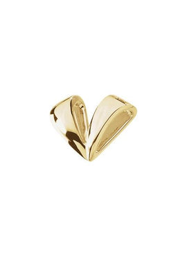 10K Yellow Gold Freeform Slide Pendant