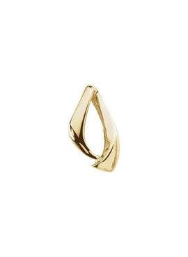 14K Yellow Gold Freeform Slide Pendant