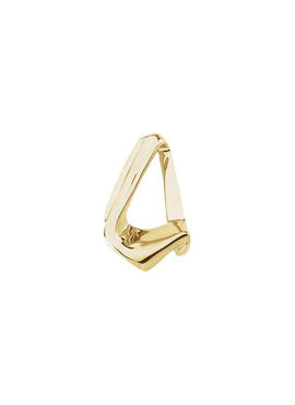 18K Yellow Gold Freeform Slide Pendant