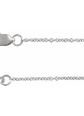 18K Yellow Gold 1 mm Cable 18