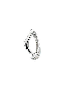 Platinum Freeform Slide Pendant