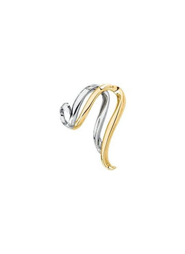 18K Yellow/White Gold 29x28.5 mm Freeform Slide Pendant