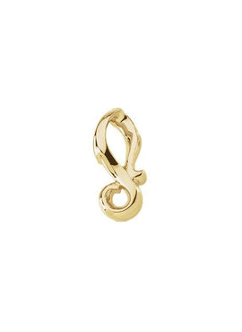 10K Yellow Gold Freeform Slide Pendant