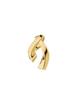14K Yellow Gold Freeform Slide Pendant