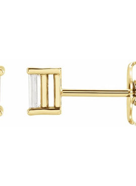 14K Yellow Gold 1/5 CTW Natural Diamond Stud Earrings