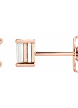14K Yellow Gold 1/5 CTW Natural Diamond Stud Earrings