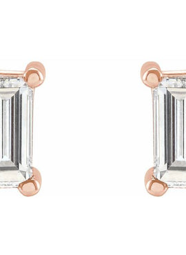 14K Yellow Gold 1/5 CTW Natural Diamond Stud Earrings