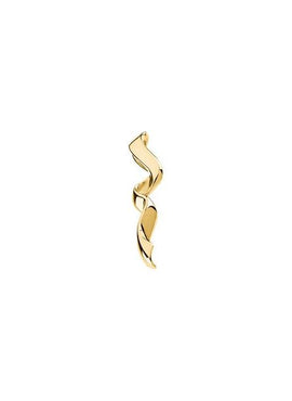 14K Yellow Gold Freeform Slide Pendant