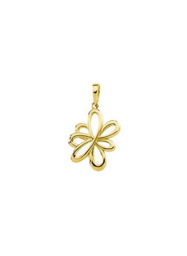 Sterling Silver Floral Pendant