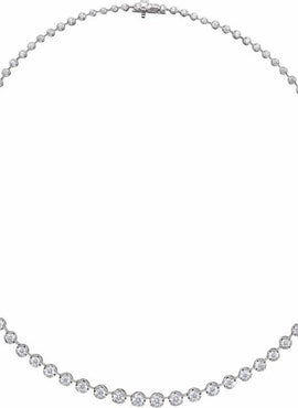 14K Yellow Gold 6 3/4 CTW Lab-Grown Diamond Line 16