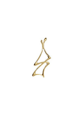 10K Yellow Gold Freeform Pendant