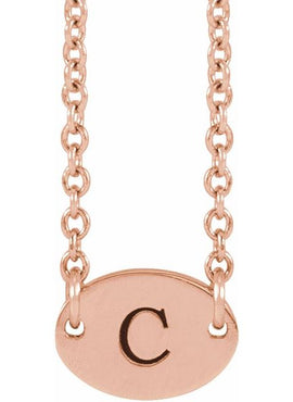 14K Rose Gold 5-Disc Engravable Family Disc 18