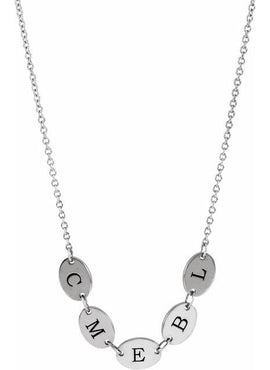 14K Rose Gold 5-Disc Engravable Family Disc 18