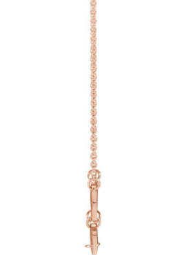 14K Rose Gold 5-Disc Engravable Family Disc 18
