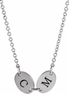 14K Rose Gold 5-Disc Engravable Family Disc 18