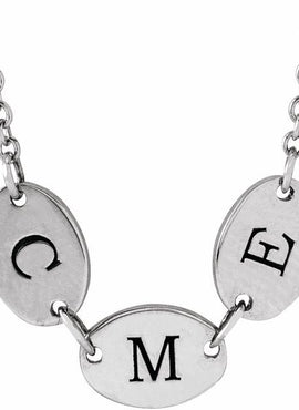 14K Rose Gold 5-Disc Engravable Family Disc 18