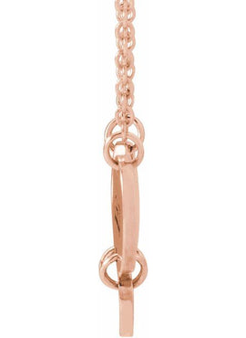 14K Rose Gold 5-Disc Engravable Family Disc 18