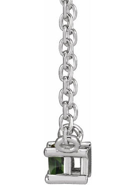 14K White Gold .07 CT Natural Diamond Solitaire 16