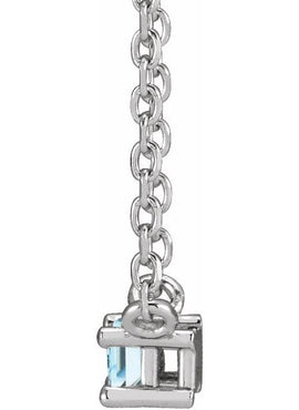 14K White Gold .07 CT Natural Diamond Solitaire 16