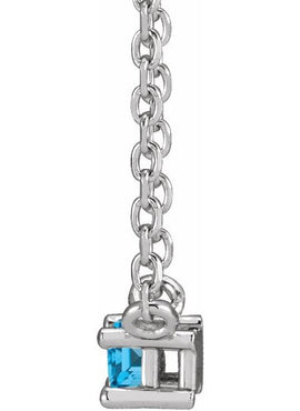 14K White Gold .07 CT Natural Diamond Solitaire 16