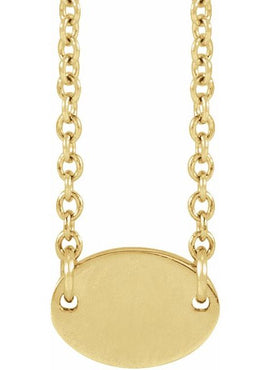 14K Rose Gold 5-Disc Engravable Family Disc 18