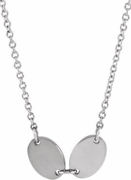 14K Rose Gold 5-Disc Engravable Family Disc 18