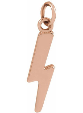 14K Yellow Gold Lightning Bolt 16-18