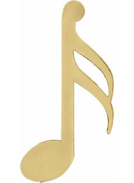 Sterlium Plus 12 Gauge Music Note Stamping with External Undrilled Eyelet