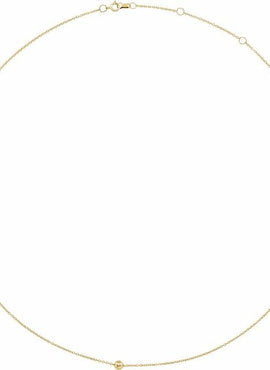 Sterling Silver 4 mm Ball 16-18