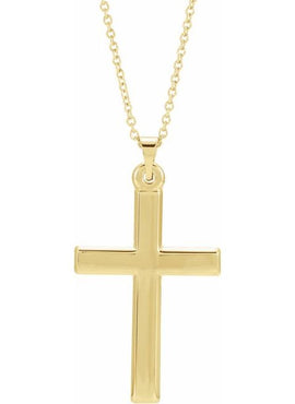 Platinum Cross Pendant