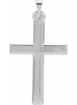 Platinum Cross Pendant