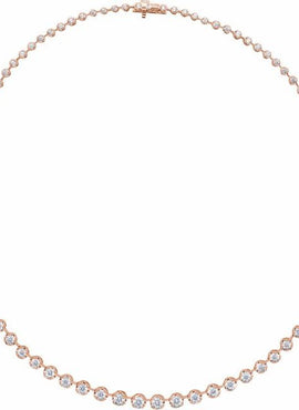 14K Yellow Gold 6 3/4 CTW Lab-Grown Diamond Line 16