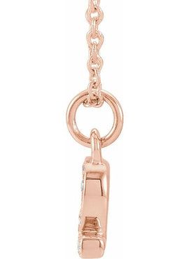 14K Yellow Gold Petite Pavé®.02 CTW Natural Diamond Numeral 1 16-18