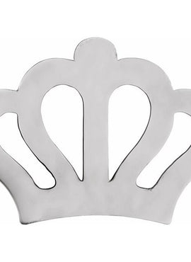 Sterlium Plus 12 Gauge Crown Stamping with External Undrilled Eyelet
