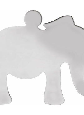 Sterlium Plus 12 Gauge Elephant Stamping with External Undrilled Eyelet
