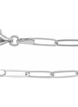 14K Yellow Gold 2.6 mm Paperclip-Style 7