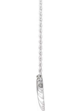 Sterling Silver Shell 18