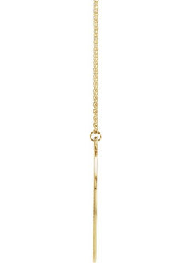 14K Yellow Gold Sunburst 20