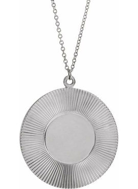 14K Yellow Gold Sunburst 20