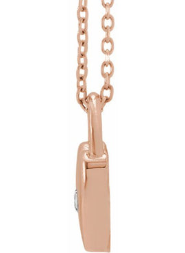 Platinum Natural Pink Sapphire Heart Lock Pendant