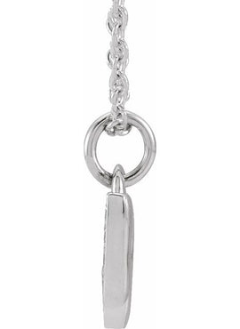 14K Yellow Gold .05 CTW Natural Diamond Petite Music Note 16-18