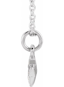 14K Yellow Gold .03 CTW Natural Diamond Youth Petite Star 15
