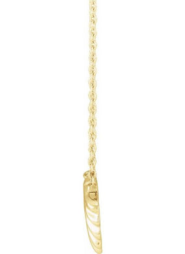 Sterling Silver Shell 18