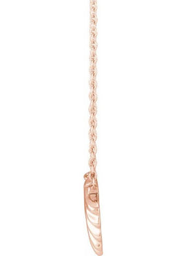 Sterling Silver Shell 18