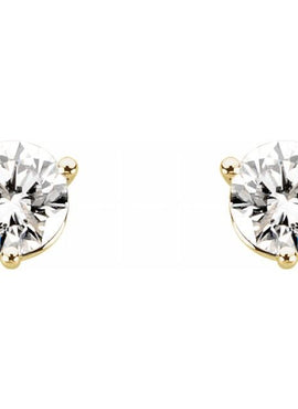 14K Yellow Gold 1/5 CTW Natural Diamond Earrings